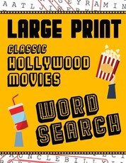 Large Print Classic Hollywood Movies Word Search