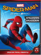 Spiderman. Spalvinimas ir galvosūkiai