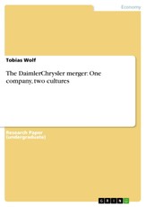 The DaimlerChrysler merger - One company, two cultures