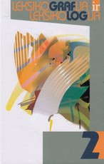 Leksikografija ir leksikologija 2