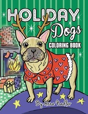 Holiday Dogs Coloring Book
