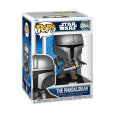 FUNKO POP! Vinilinė figūrėlė: Star Wars: Mandalorian & Grogu - The Mandalorian (Dual Wield)