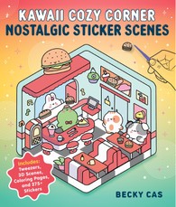 Kawaii Cozy Corner: Nostalgic Sticker Scenes