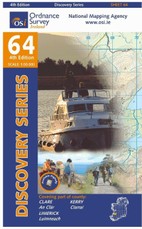 Irish Discovery Series 64. Clare, Kerry, Limerick 1 : 50 000