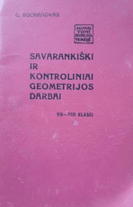 Savarankiški ir kontroliniai geometrijos darbai 7–8 klasei