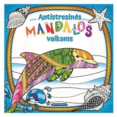 Antistresinės mandalos vaikams. Delfinas