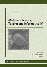 Materials Science, Testing and Informatics IV