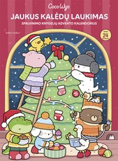 Jaukus Kalėdų laukimas. Spalvinimo knygelių advento kalendorius