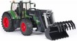 Bruder žaislinis traktorius Fendt 936 Vario su priekiniu krautuvu