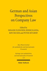 German and Asian Perspectives on Company Law