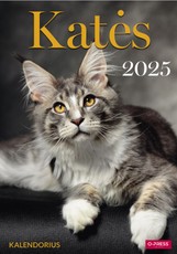 Sieninis kalendorius 2025 m. „Katės“, A3