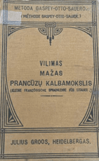 Mažas prancūzų kalbamokslis (1928)
