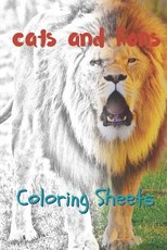 Cat and Lion Coloring Sheets