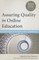 Assuring Quality in Online Education