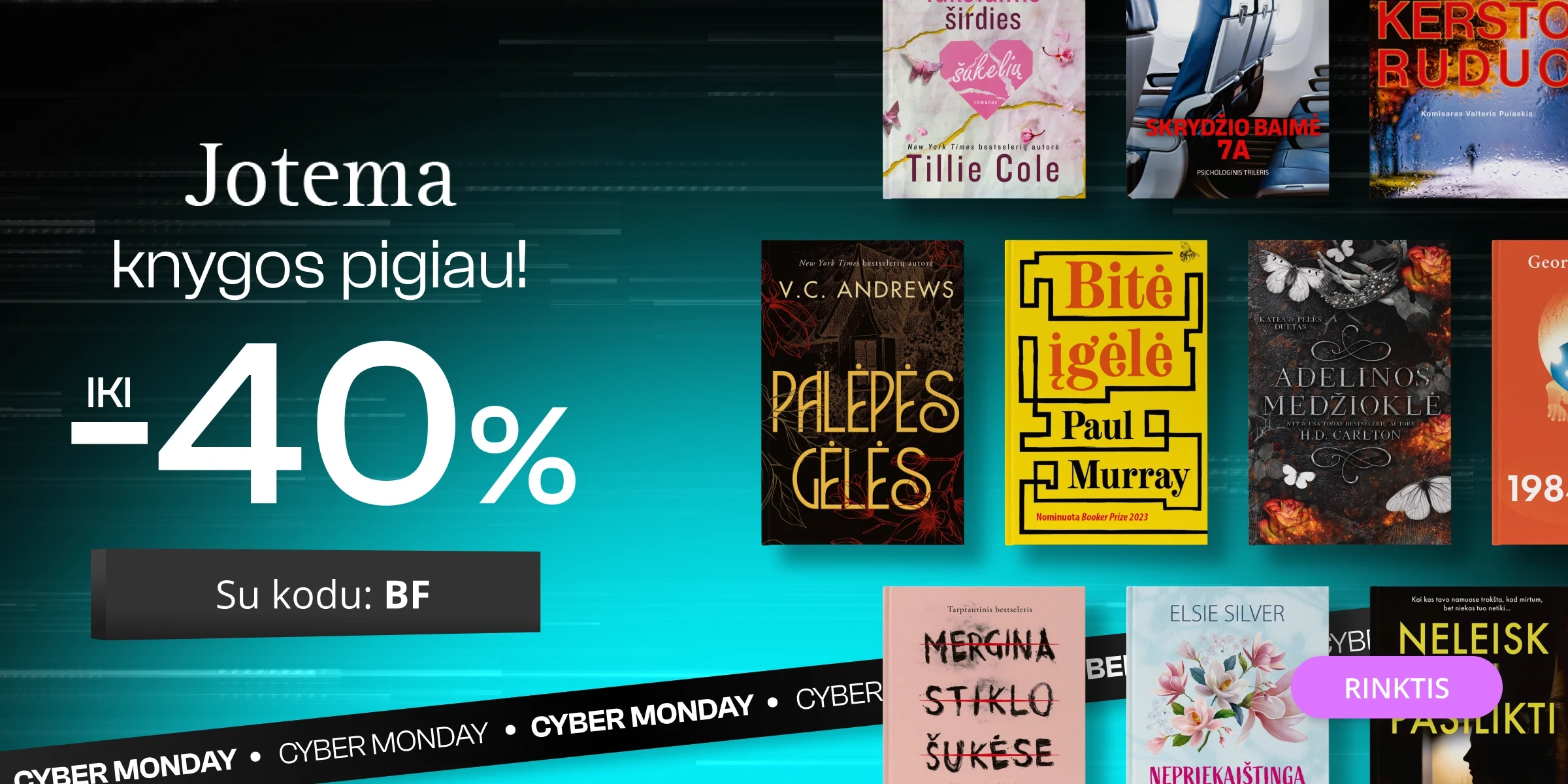 Leidyklos JOTEMA knygoms iki -40% extra nuolaidos!