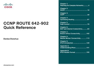 CCNP ROUTE 642-902 Quick Reference