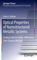 Optical Properties of Nanostructured Metallic Systems