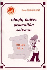 Anglų kalbos gramatika vaikams. Testas Nr. 2