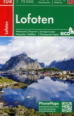 Lofoten, Wander - Radkarte 1 : 75 000