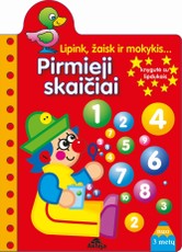 Pirmieji skaičiai. Lipink, žaisk ir mokykis...