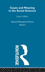 Cause and Meaning in the Social Sciences