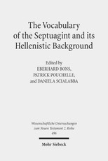 The Vocabulary of the Septuagint and its Hellenistic Background