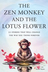 The Zen Monkey and the Lotus Flower