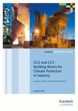 CCU and CCS - Building Blocks for Climate Protection in Industry