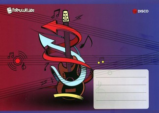Formulių sąsiuvinis muzikai DISCO (latvių k.)