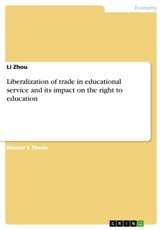 Liberalization of trade in educational service and its impact on the right to education