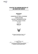 Evaluating the Paperwork Reduction Act
