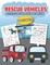 Rescue Vehicles Activity and Coloring Book for kids Ages 5 and up
