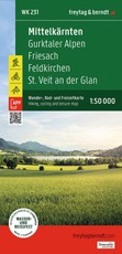 Mittelkärnten, Wander-, Rad- und Freizeitkarte 1:50.000, freytag & berndt, WK 231