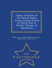 Order of Battle of the United States Army Ground Forces in World War II