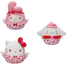SQUISHMALLOWS HELLO KITTY Valentino dienos pliušinis žaislas, 20 cm