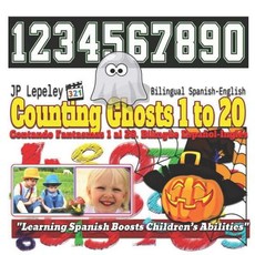 Counting Ghosts 1 to 20. Bilingual Spanish-English
