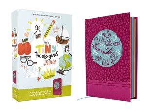 Nirv, Tiny Theologians Bible, Leathersoft Over Board, Pink, Comfort Print