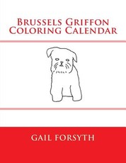 Brussels Griffon Coloring Calendar
