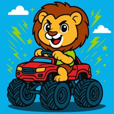 Tapyba pagal skaičius: LIŪTAS ANT AUTOMOBILIO 25x25