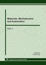 Materials, Mechatronics and Automation