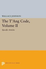 The T'ang Code, Volume II