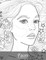 Faces Coloring Book for Grown-Ups 6