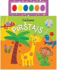 Piešiame pirštais 2. Su vandens dažais