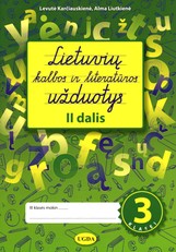 Lietuvių kalbos ir literatūros užduotys 3 klasei. 2 dalis