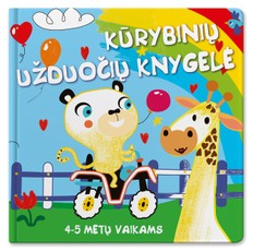 Kūrybinių užduočių knygelė 4–5 metų vaikams