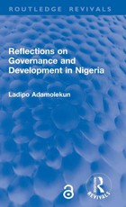 Reflections on Governance and Development in Nigeria