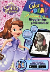 Sofija Pirmoji. Spalvink ir žaisk. Atgyjantys paveikslėliai!