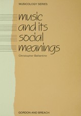 Music and Its Social Meanings