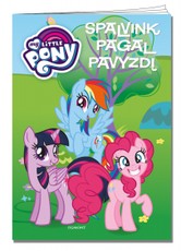 Mažieji poniai. Spalvink pagal pavyzdį