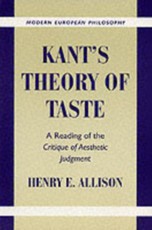 Kant's Theory of Taste